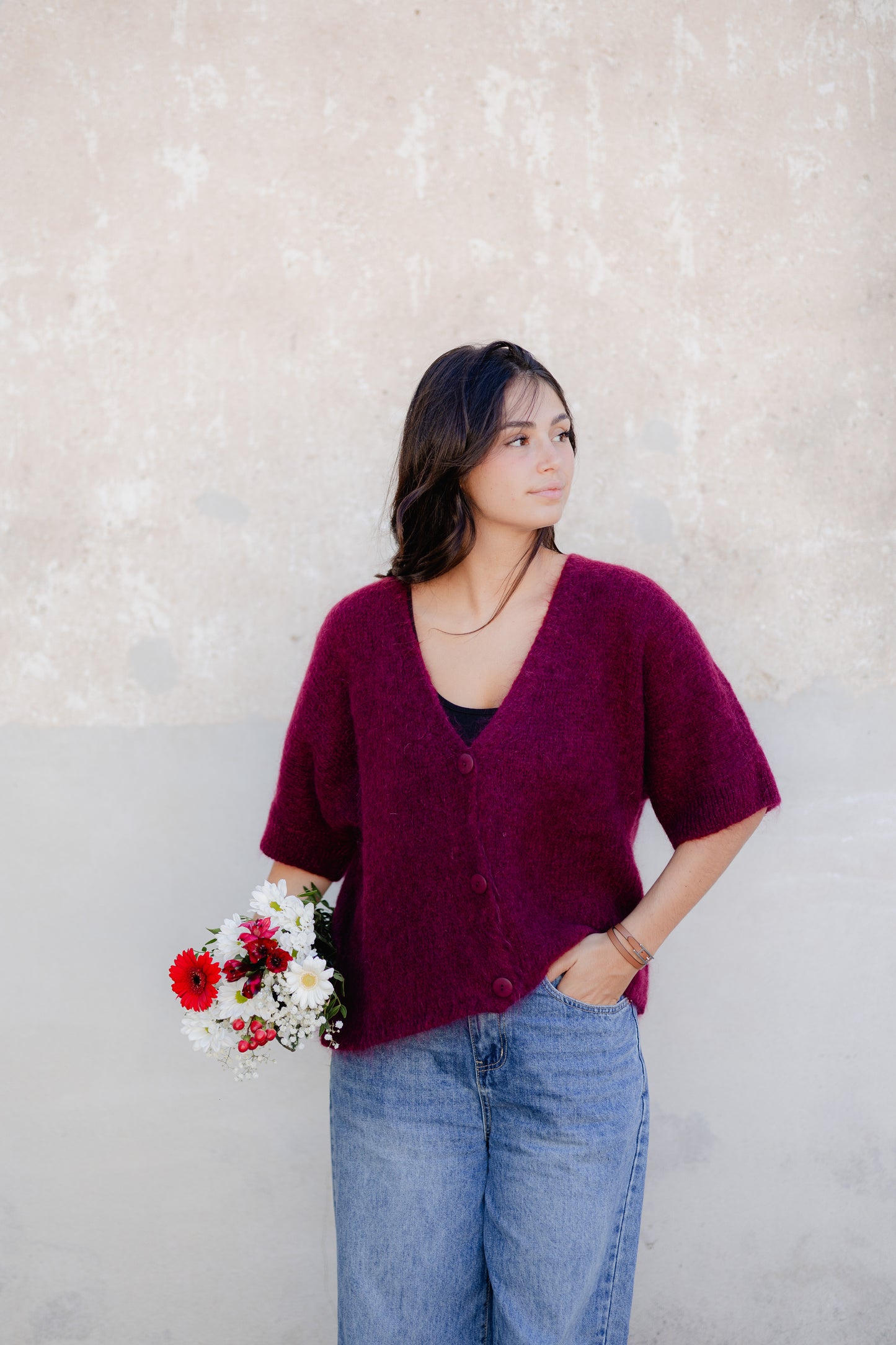 Gilet Burgundy