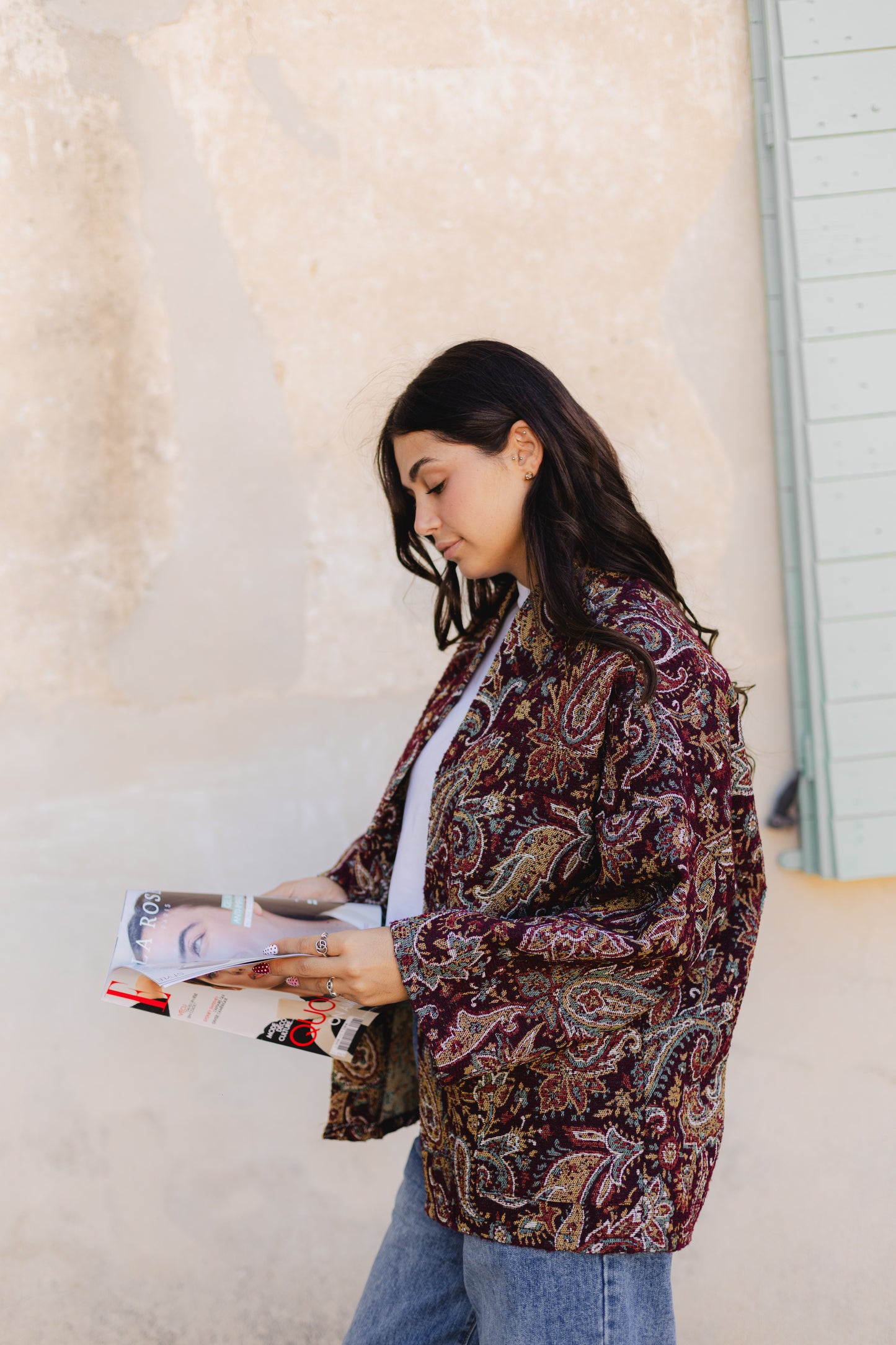 Veste Mina Bordeaux
