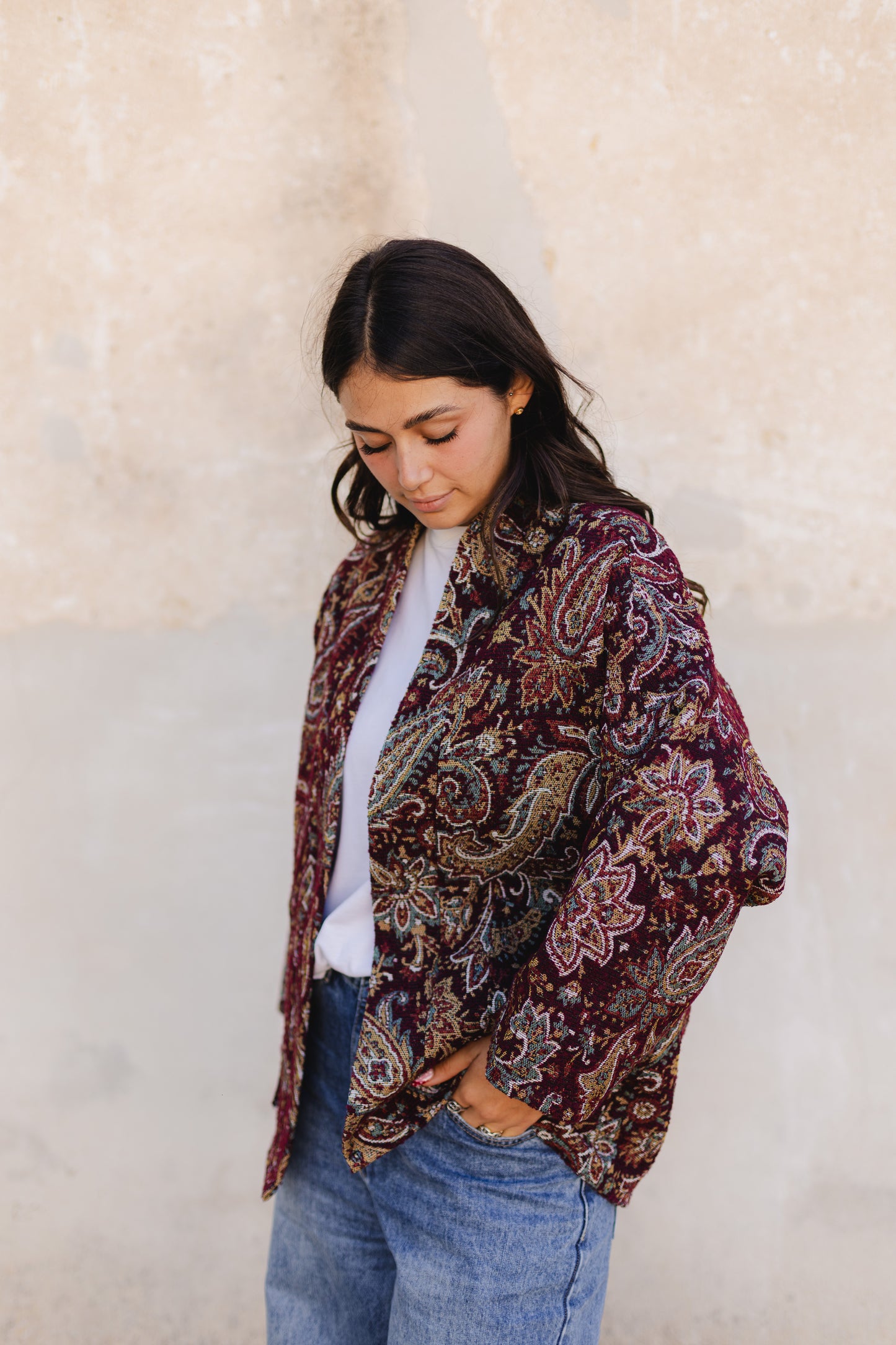 Veste Mina Bordeaux