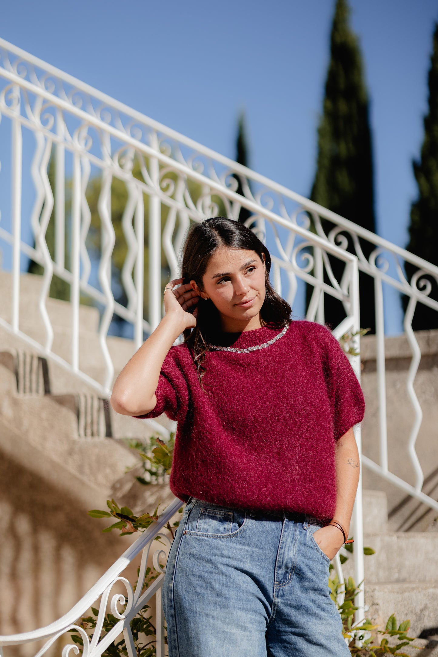 Pull Blair Bordeaux