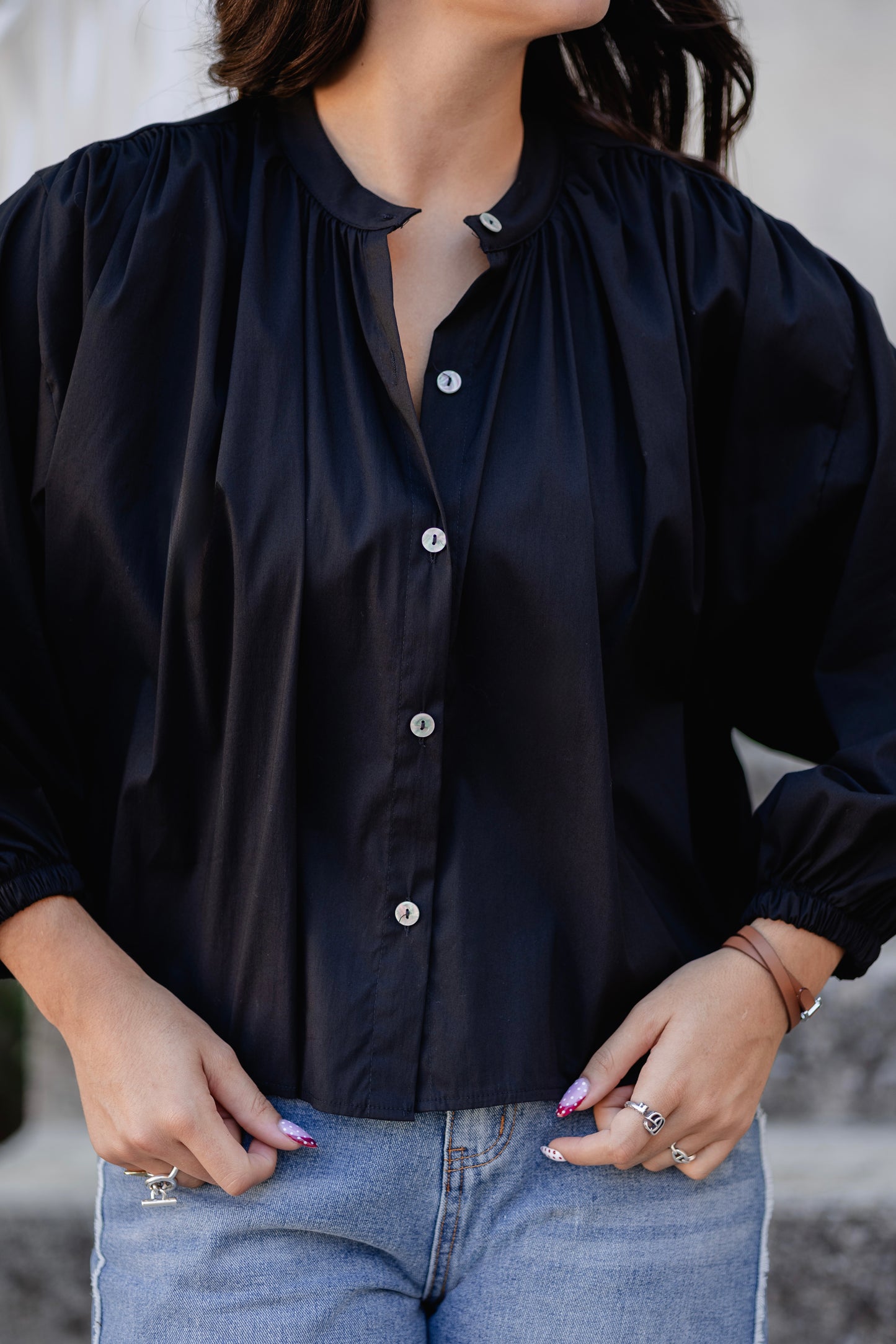Blouse Cécile Noire