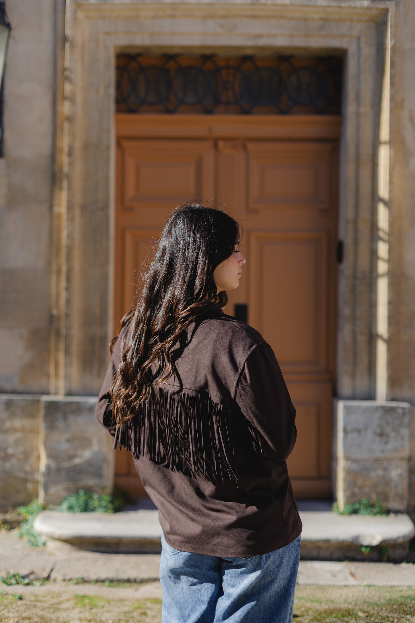 Veste à franges Jackie