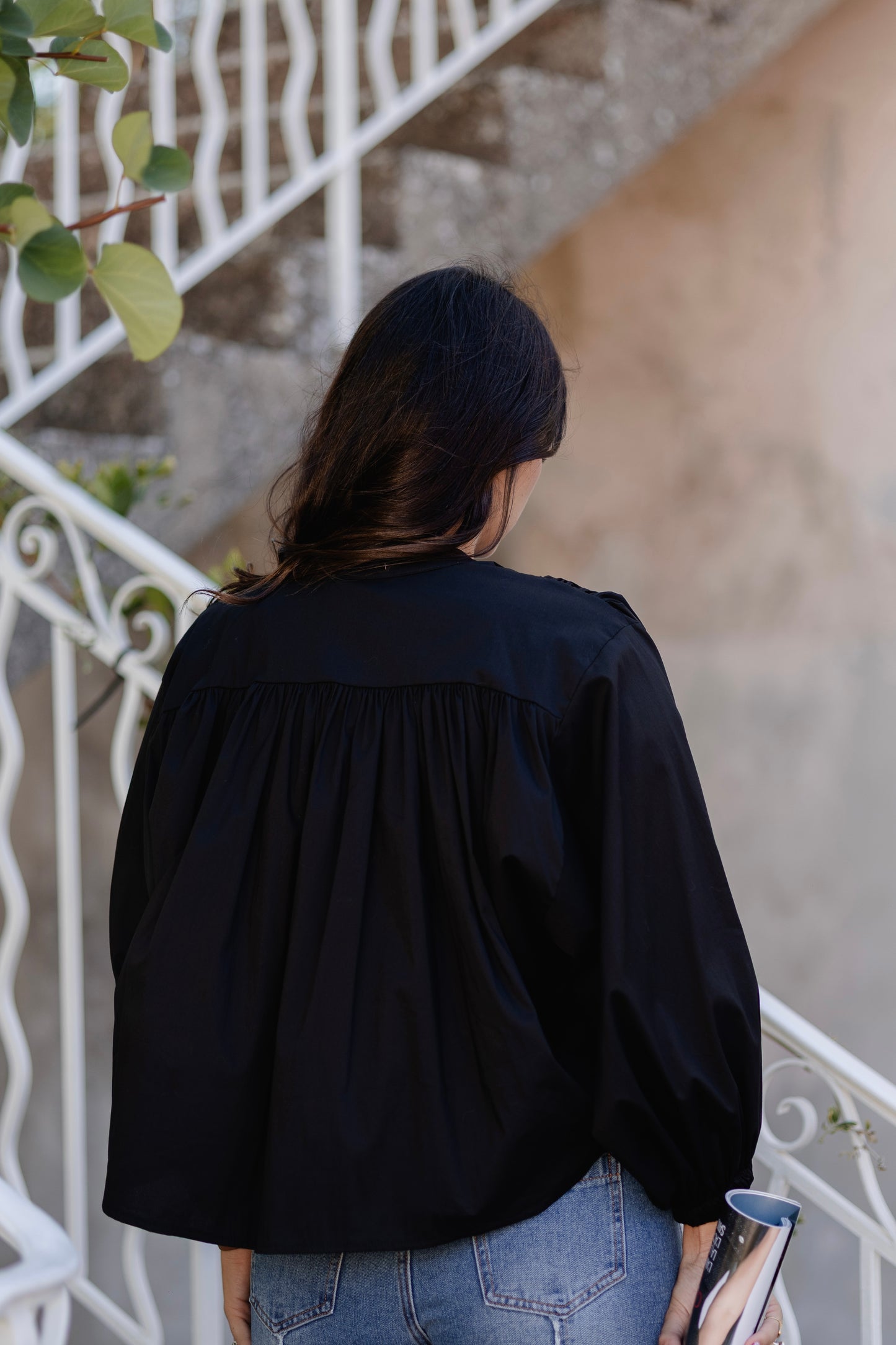 Blouse Cécile Noire