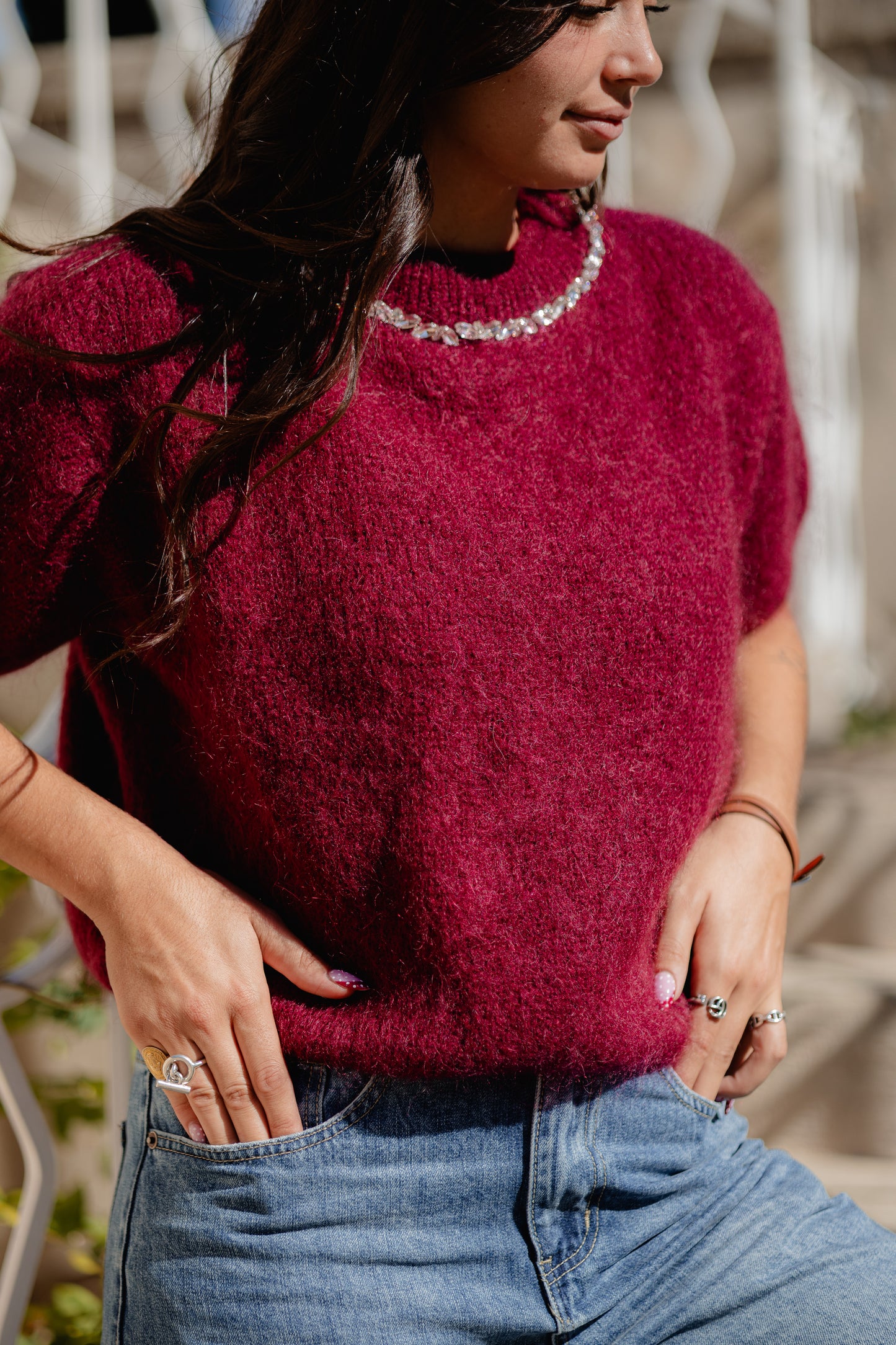 Pull Blair Bordeaux