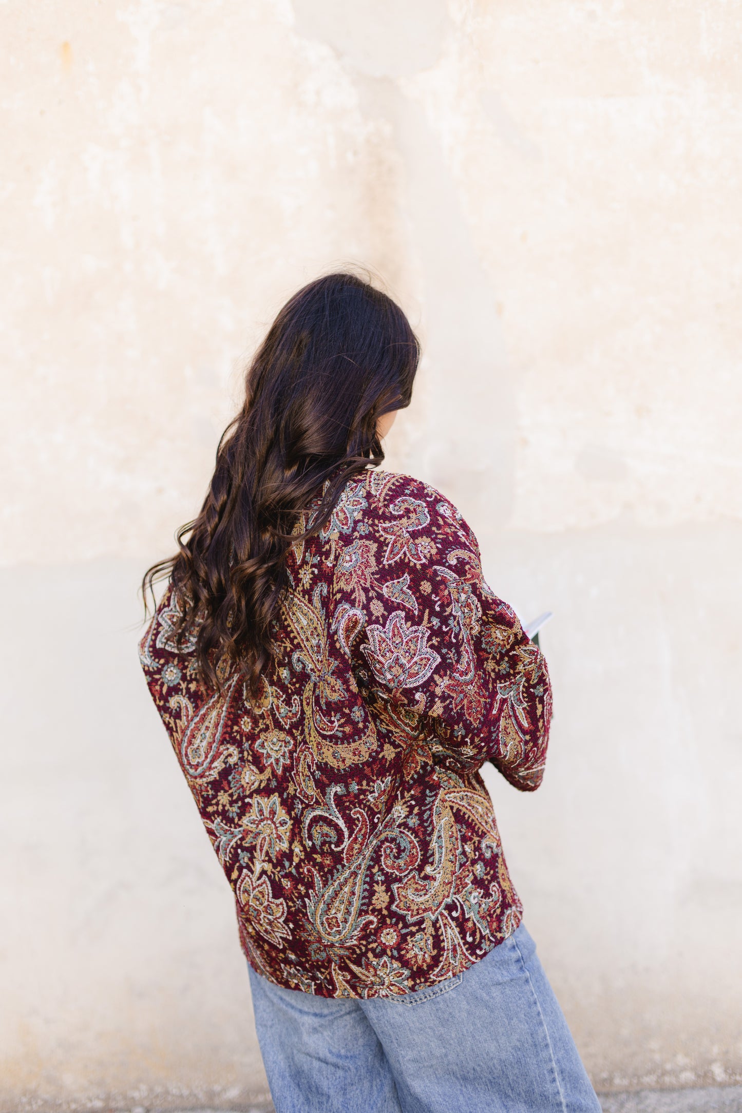 Veste Mina Bordeaux