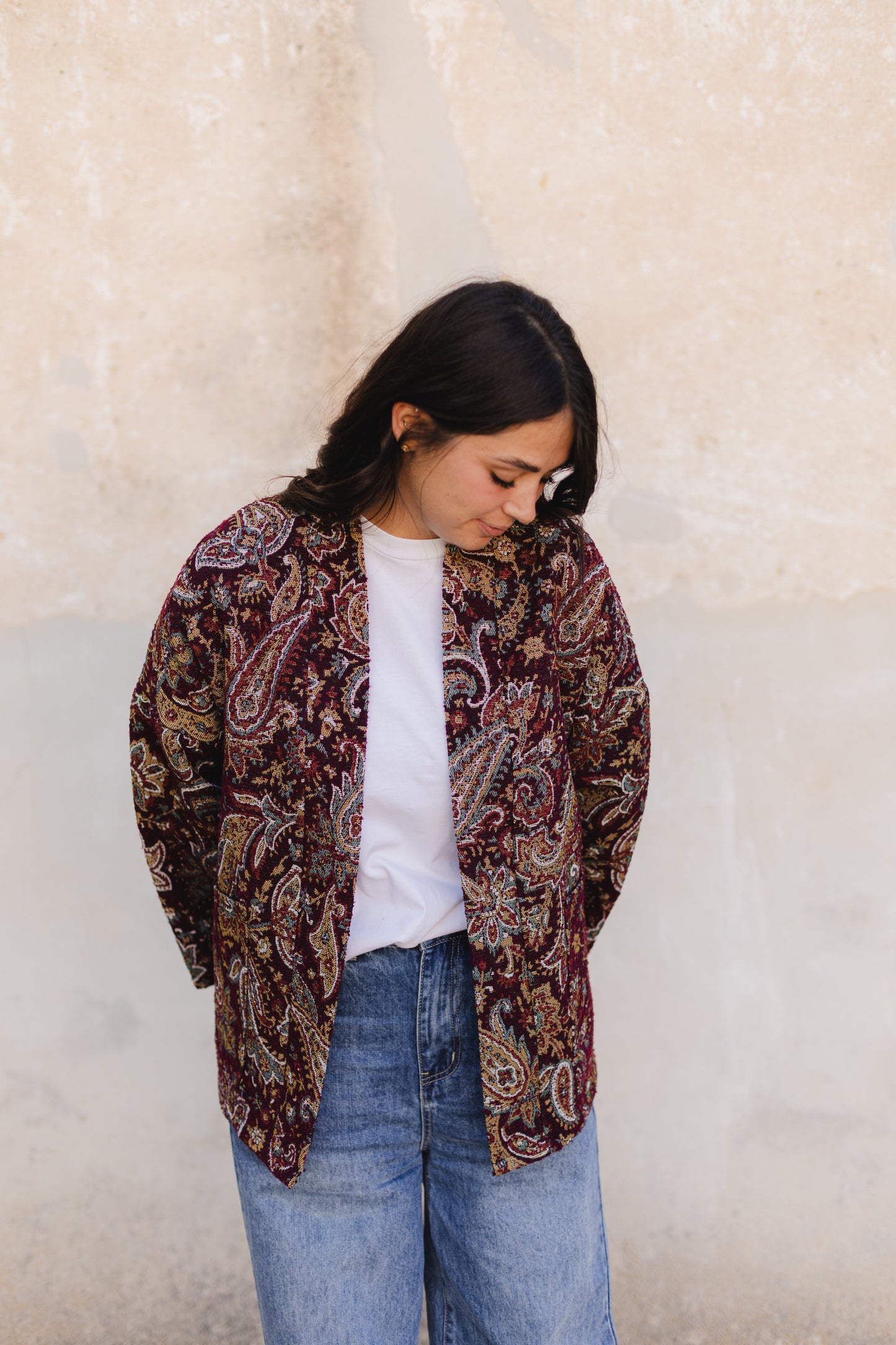 Veste Mina Bordeaux