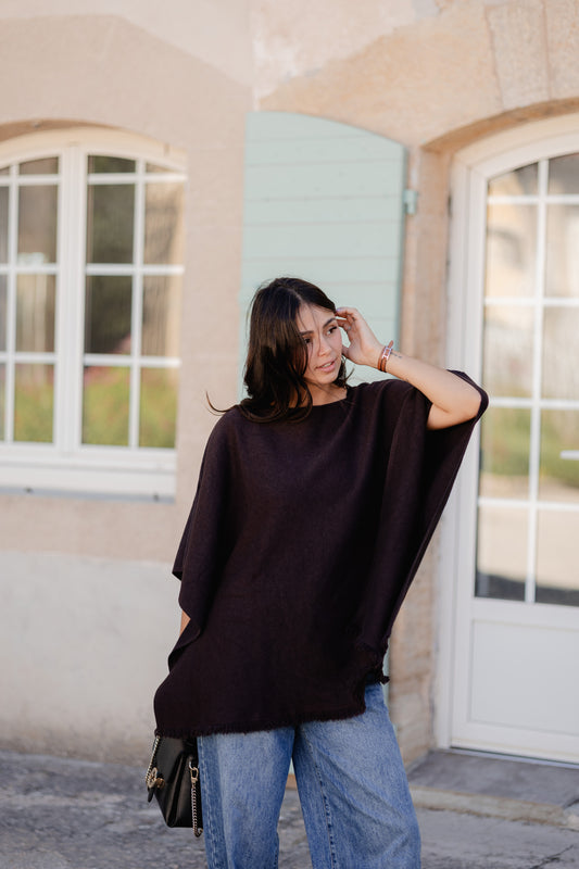 Poncho Chocolat